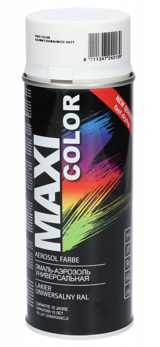 

Maxi Color Lakier Spray Biały Mat Ral 9003 400ml