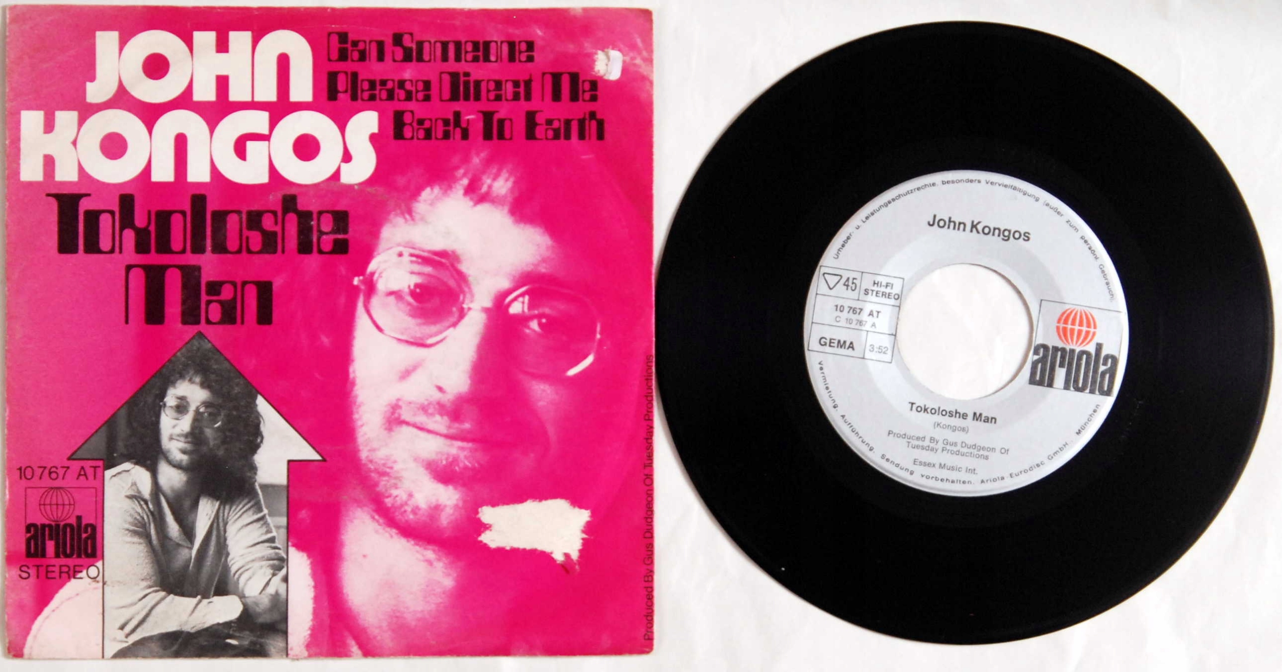 John Kongos Tokoloshe Man (Ariola, Germany) 12733533539 Sklepy