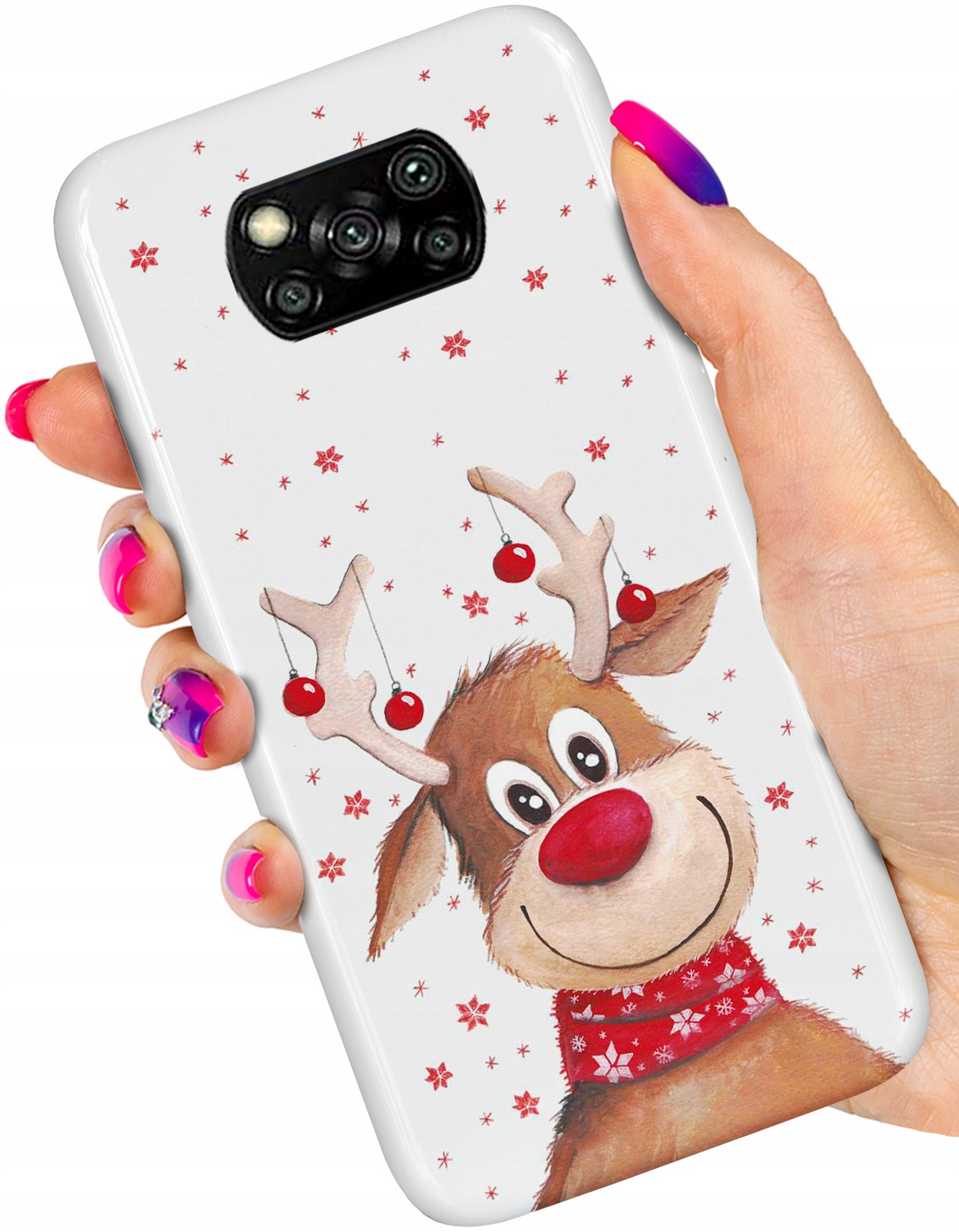 

Etui Świąteczne Case do Xiaomi Poco X3 Szkło