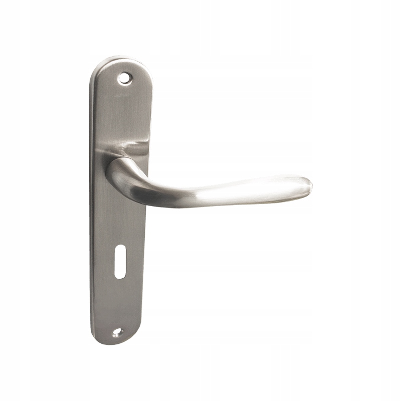 

Klamka Drzwi Wewnętrznych Na Klucz Satyna ROZ.72MM