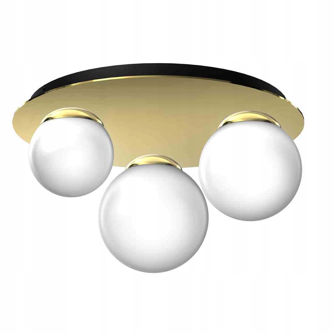 Plafon okrągły Eko-Light 50 x 29 cm żółty