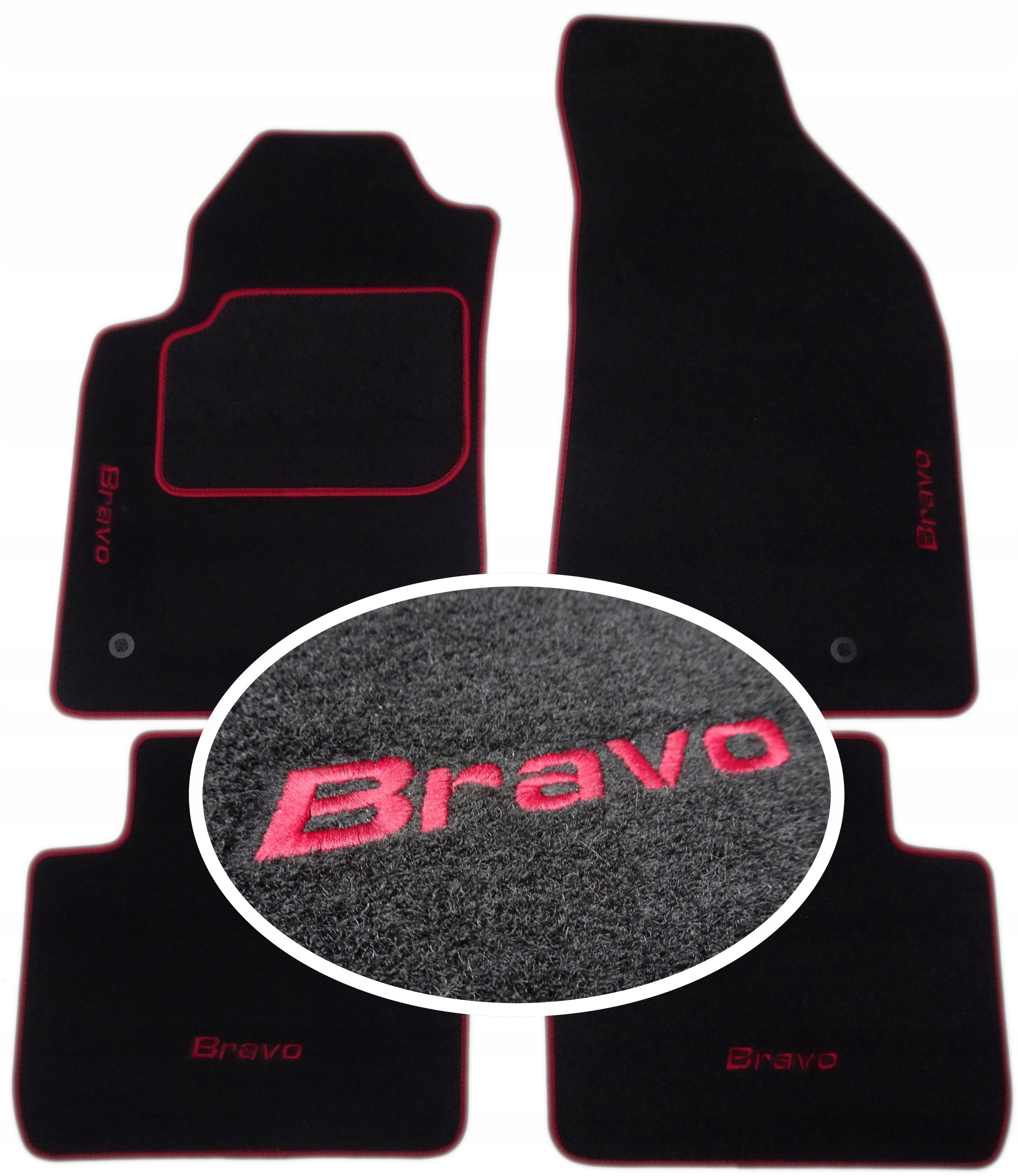 

Fiat Bravo 2006-2015r. Dywaniki Classic Haft CH4