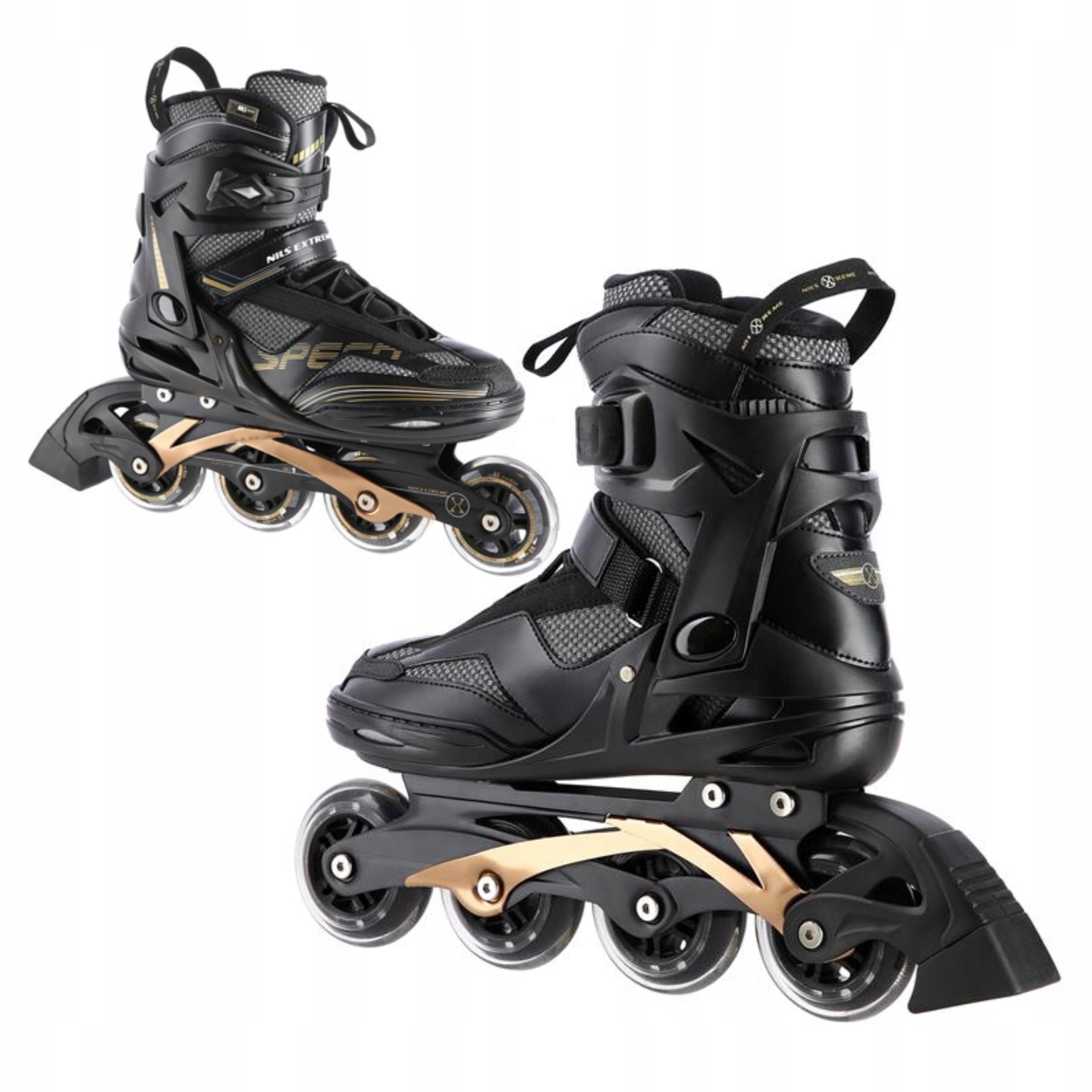 Nils NA2150 Brusle 2v1 kolečkové brusle pro mládež, rekreační brusle vel.