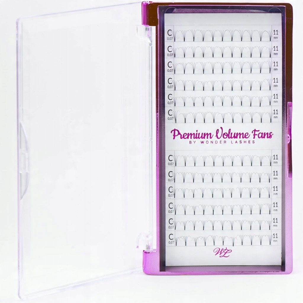 

Wonder Lashes Rzęsy Premium 4D Volume Fans C, 11mm