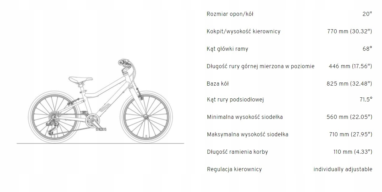 Rower dziecięcy WOOM 4 Purple Haze Model Woom 4 MicroSHIFT