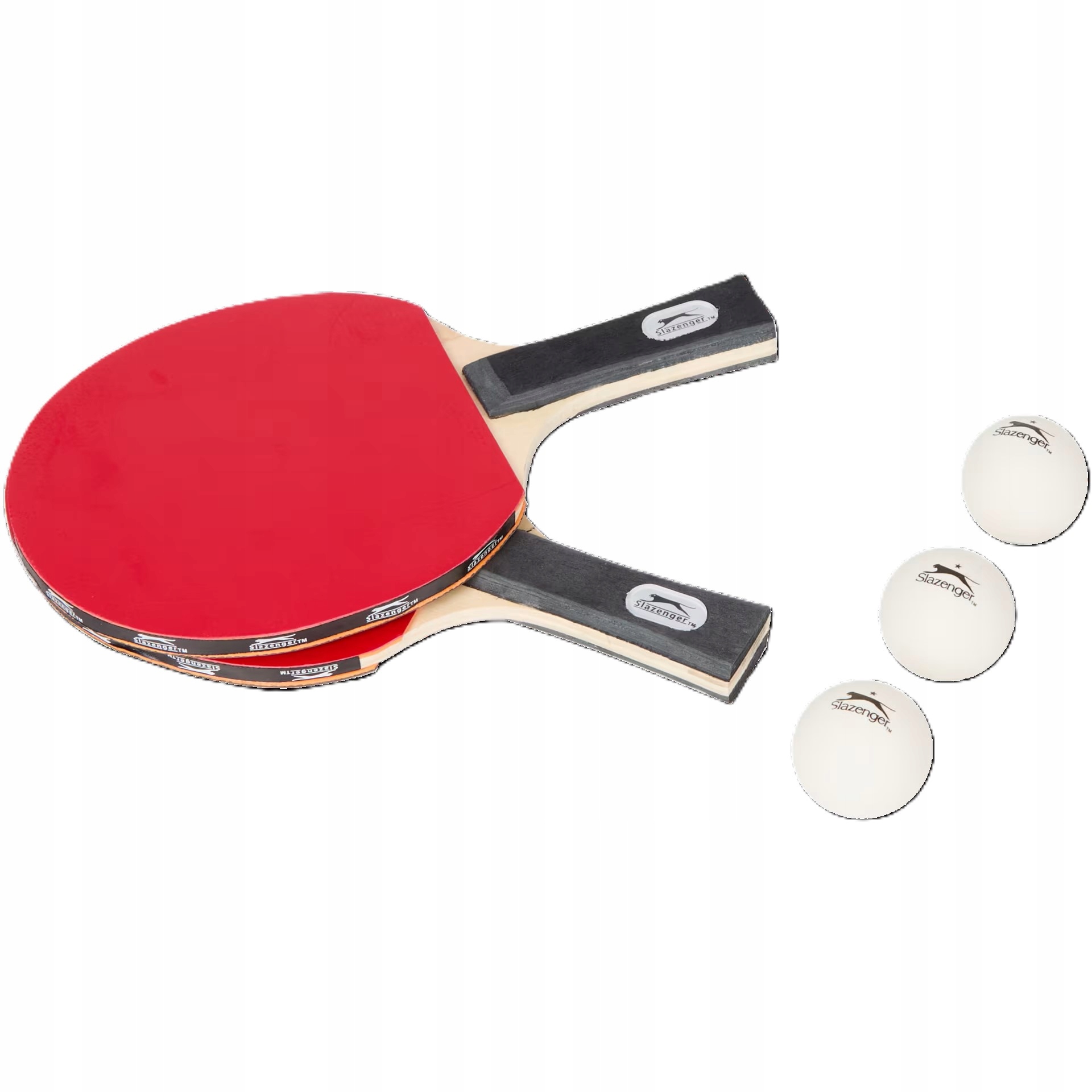Zestaw do tenisa stołowego w pokrowcu ping pong 2x paletka 3x piłka