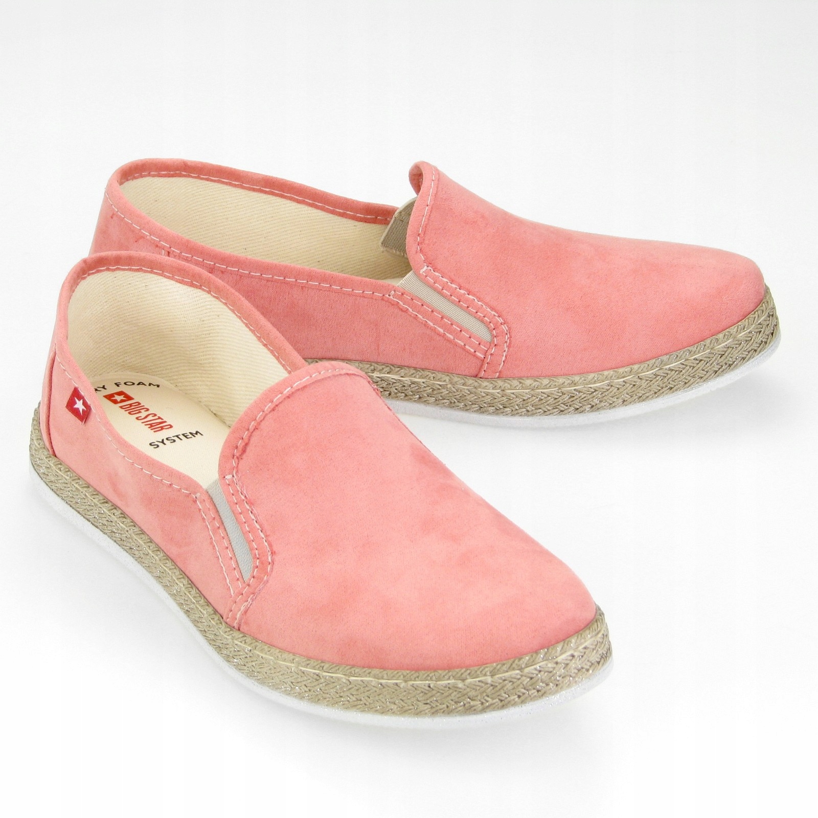 ESPADRYLE damskie BIG STAR skórzane JJ276002 37 Płeć kobieta