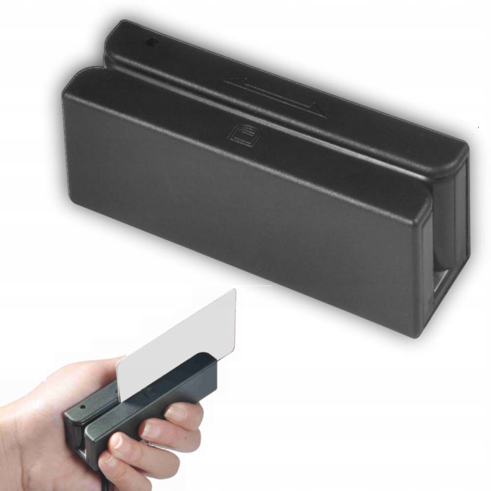 СЧИТЫВАТЕЛЬ МАГНИТНЫХ КАРТ USB 3 ДОРОЖКИ MSR580 ЧЕРНЫЙ