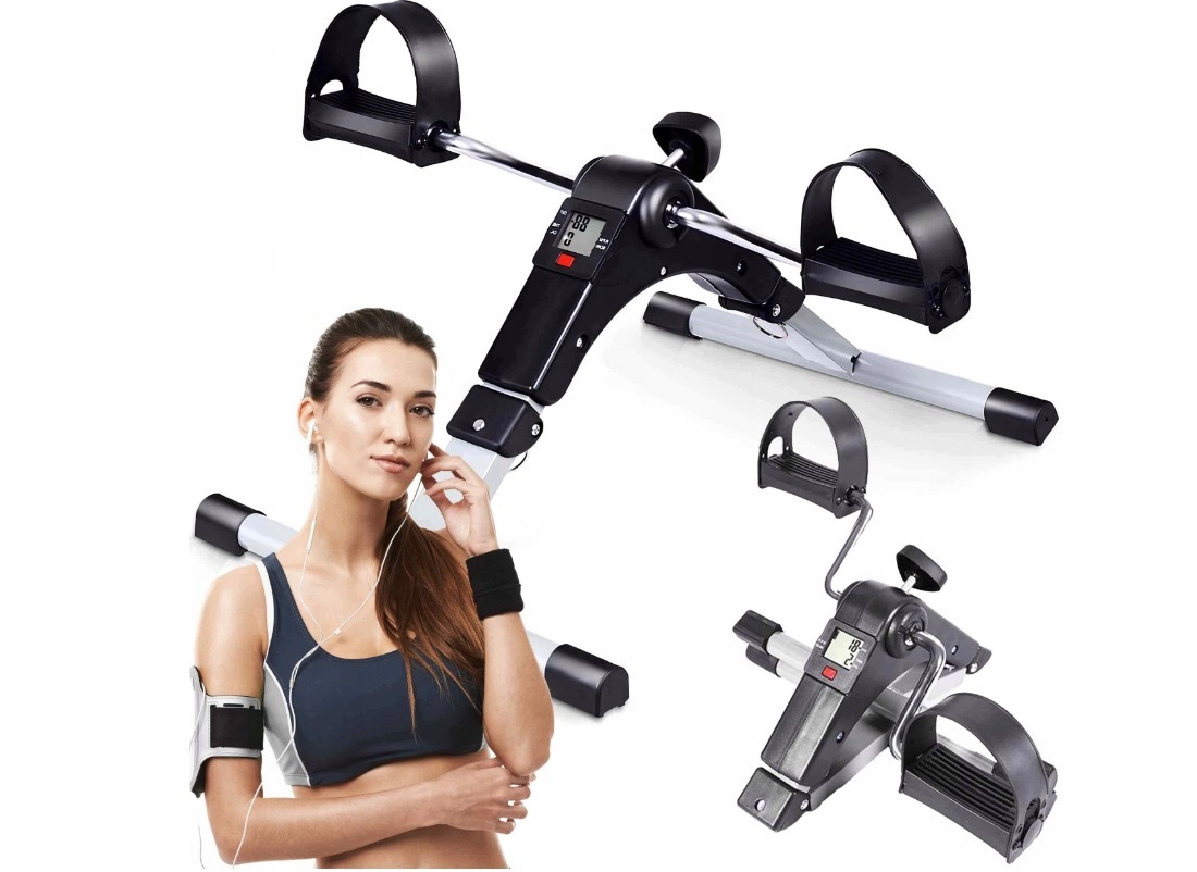 Rowerek Treningowy Rotor Rower Rehabilitacyjny Z Licznikiem LCD