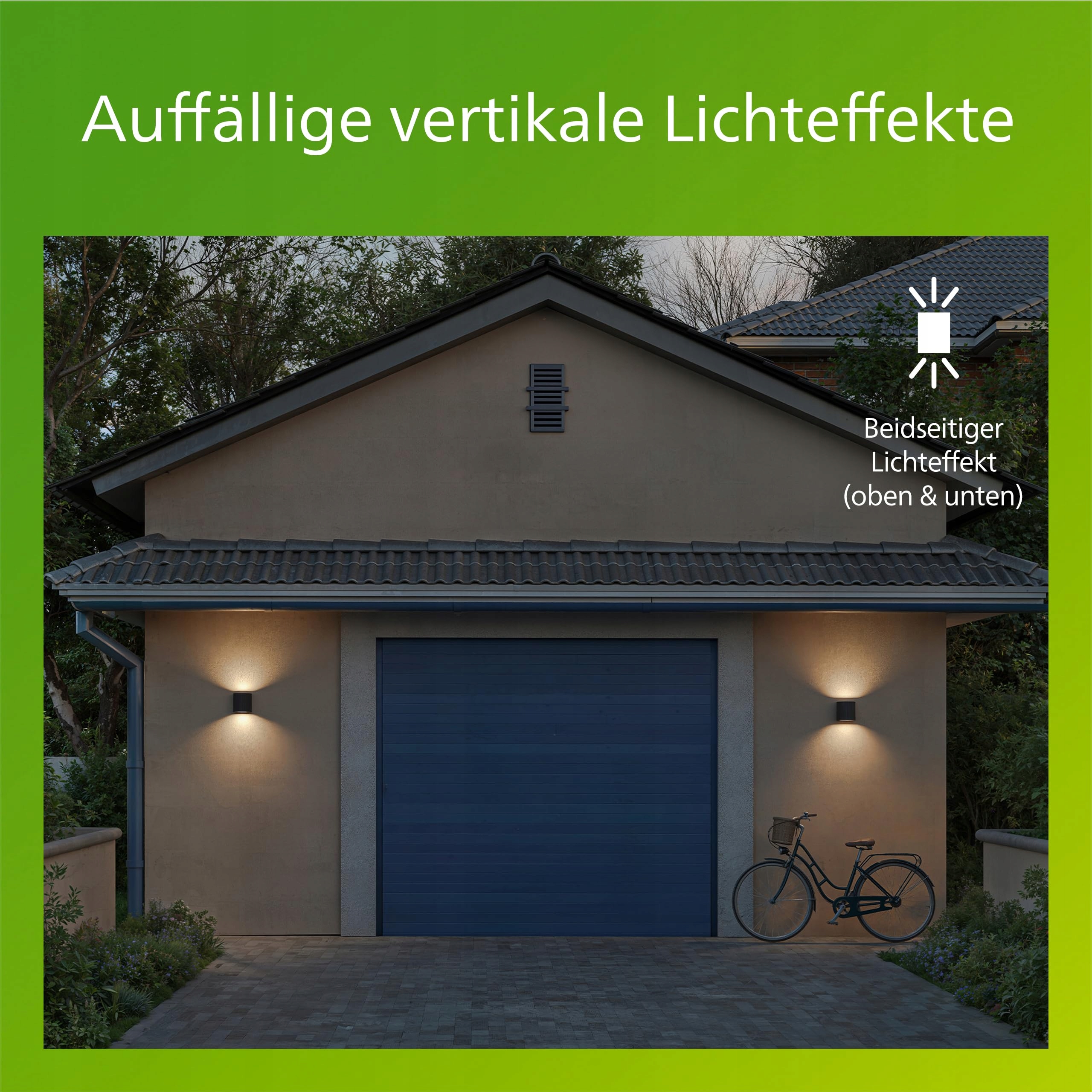 PHILIPS Lampa Zewnętrzna LED 800lm 2700K IP44 Aluminiowa Anthrazitgrau — miniatura 8