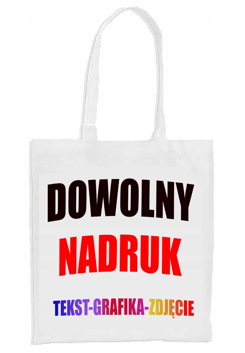 

Torba Z Nadrukiem Ze Zdjęciem Foto Grafiką Logo
