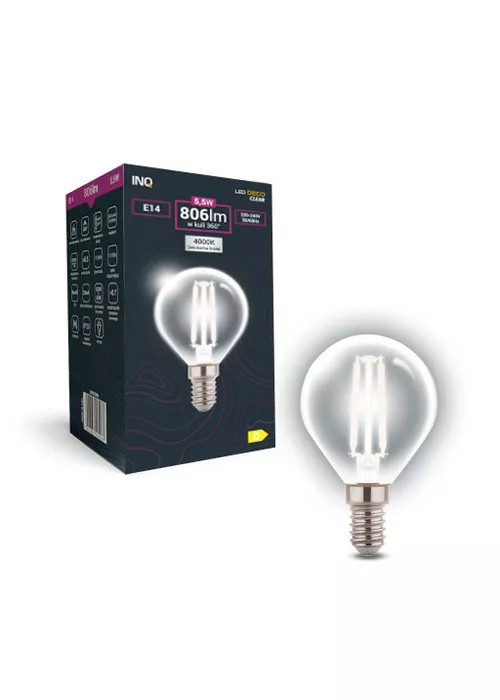 

Żarówka Dekoracyjna Led Kulka E14 230V 5,5W Nw
