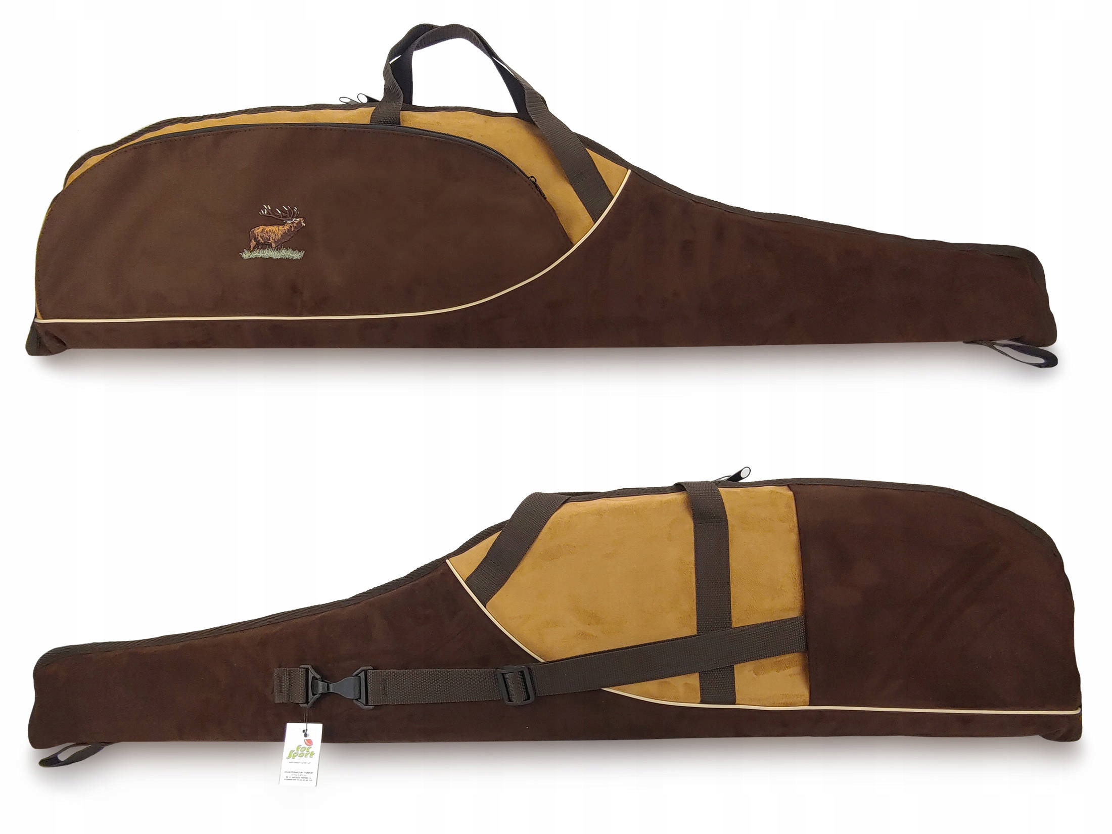 Lovecké pouzdro na štuk s lunetou z semišového materiálu Forsport L2Z Plus 126 cm