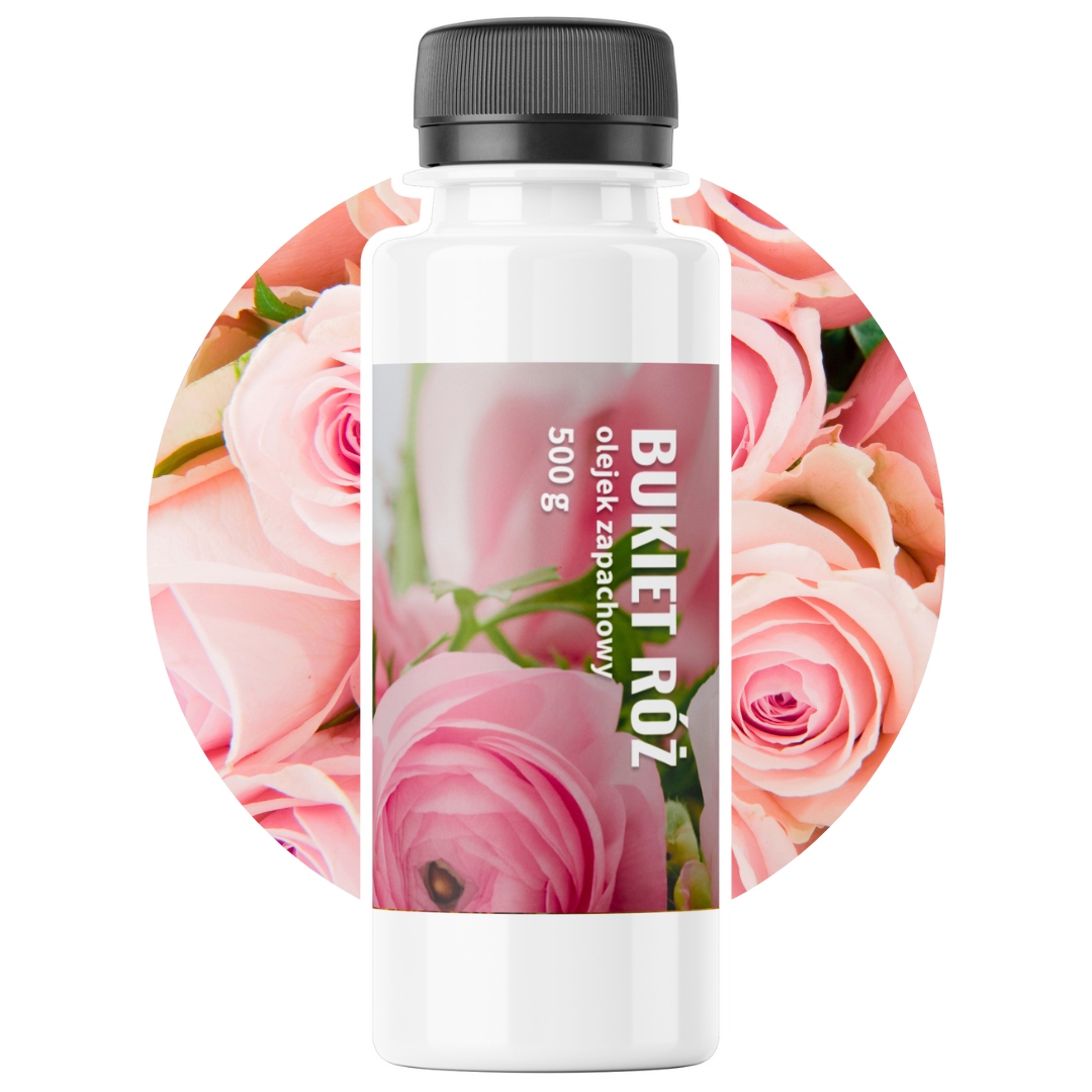 Vonný olej Kytice Růží pro mýdlové svíčky koupelových kuliček 500 g, silný