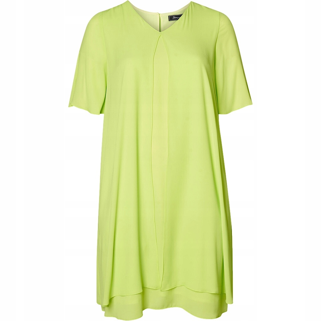Sempre Pru Elegantní Návštěvní Šaty Limetka S030 52