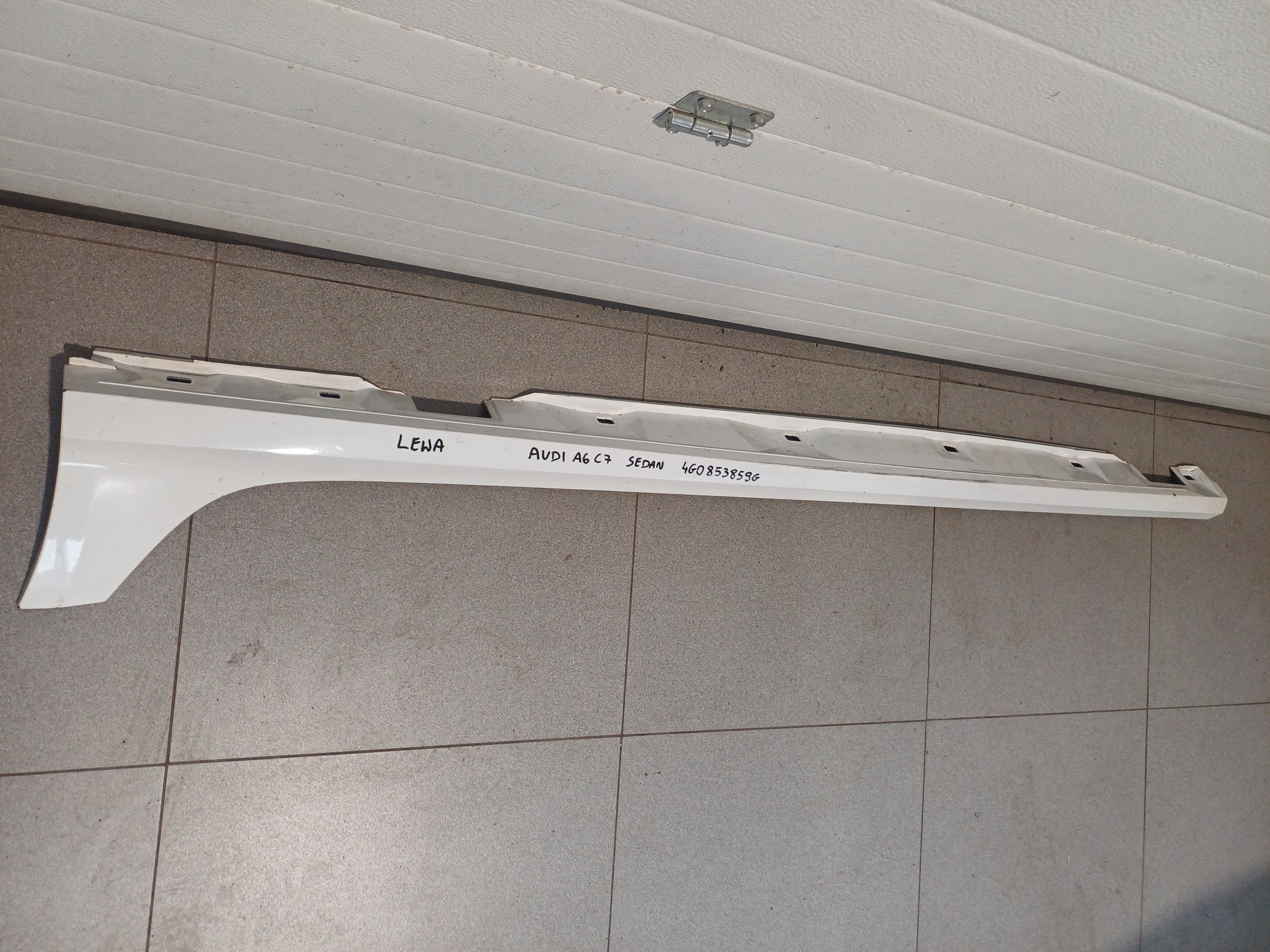 moulding threshold left AUDI A6 C7 sedan 4G0853859G