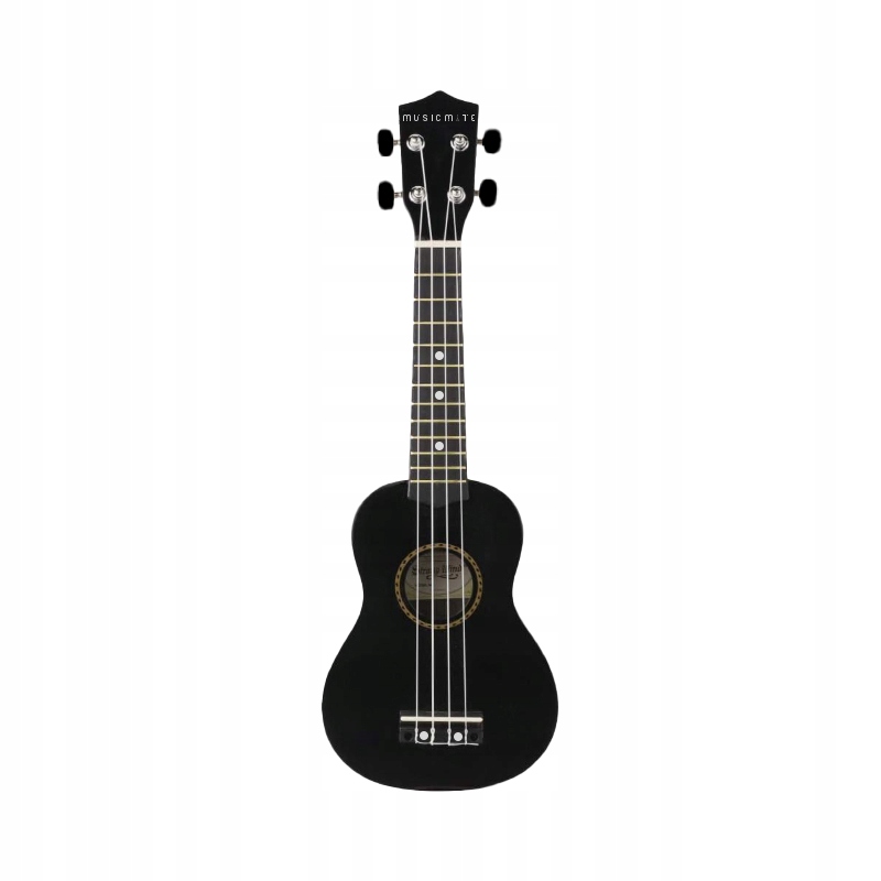 Sopránové ukulele pro začátečníky černé 21 palců MusicMate U-01
