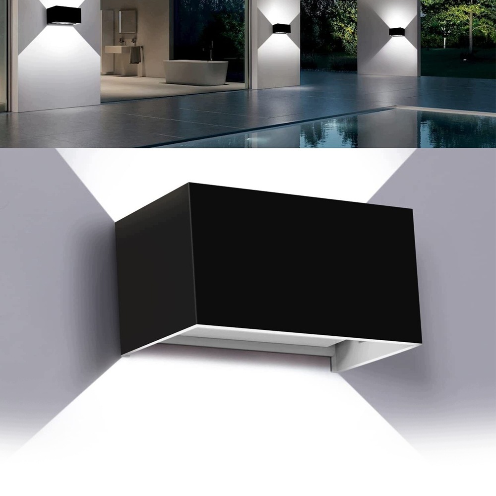 Led nástěnné svítidlo 24W, venkovní/vnitřní reflektor, zahradní lampa