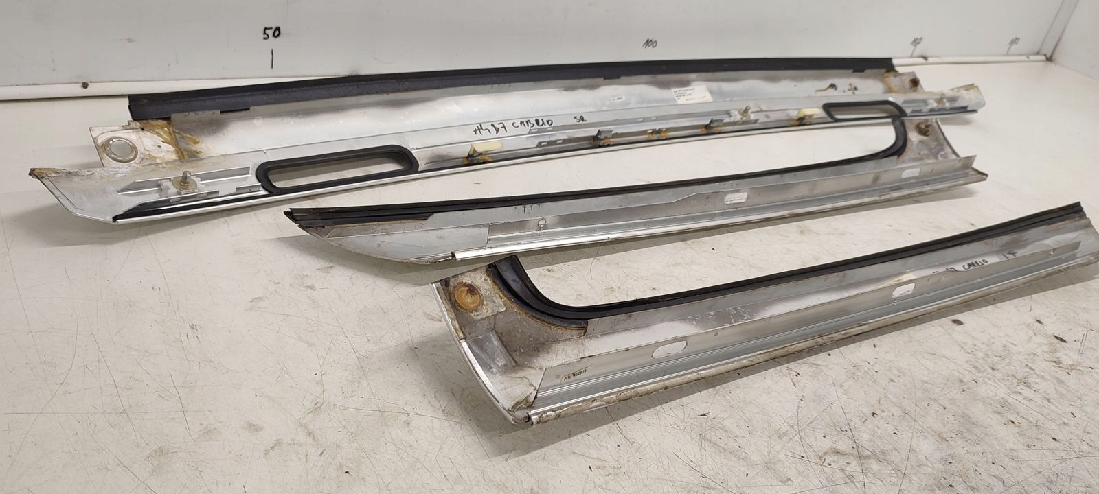 moulding mouldings windows windscreen komplet Audi A4 B7 Cabrio 2,0 TDI