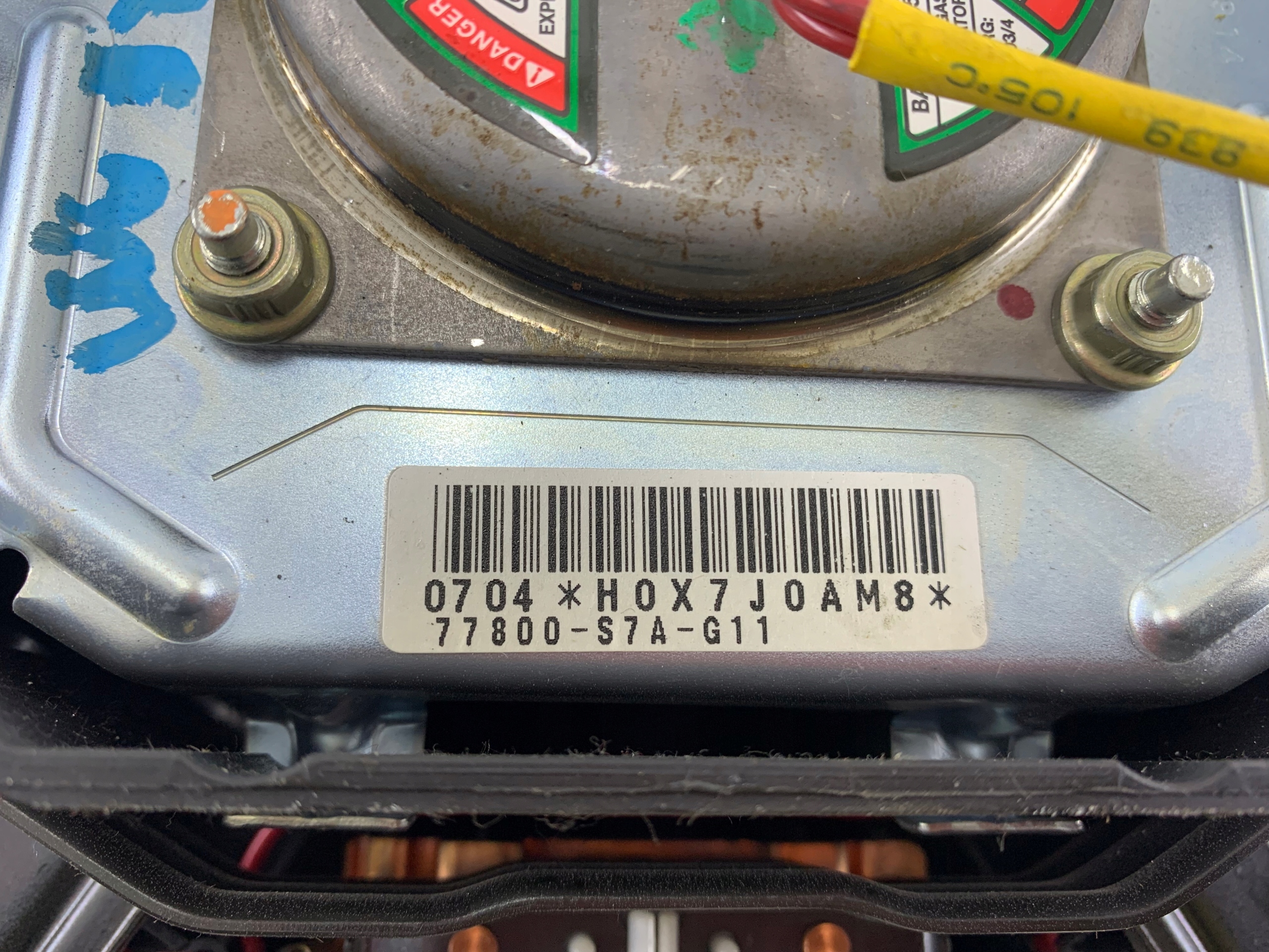 HONDA STREAM and LIFT airbag 77800-S7A-G11