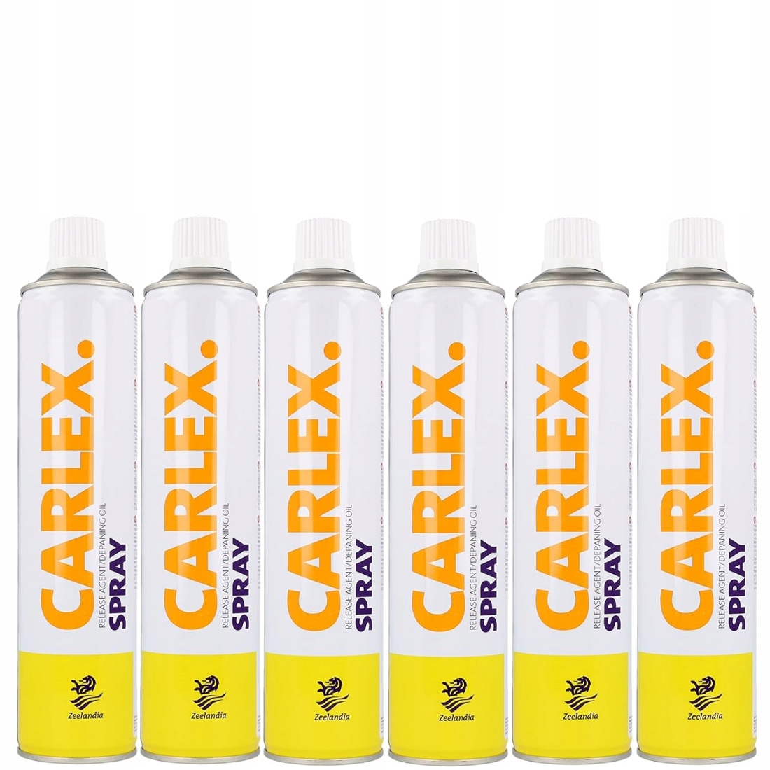 6x Carlex olej tłuszcz w sprayu Zeelandia Zestaw