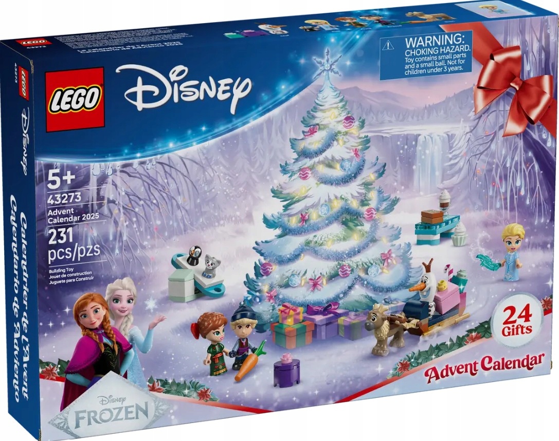 Lego 43273 Disney Ledové království Adventní kalendář 2025