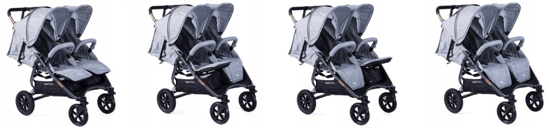 WÓZEK SPACEROWY VALCO DUO SNAP SPORT COAL BLACK Liczba kół 4