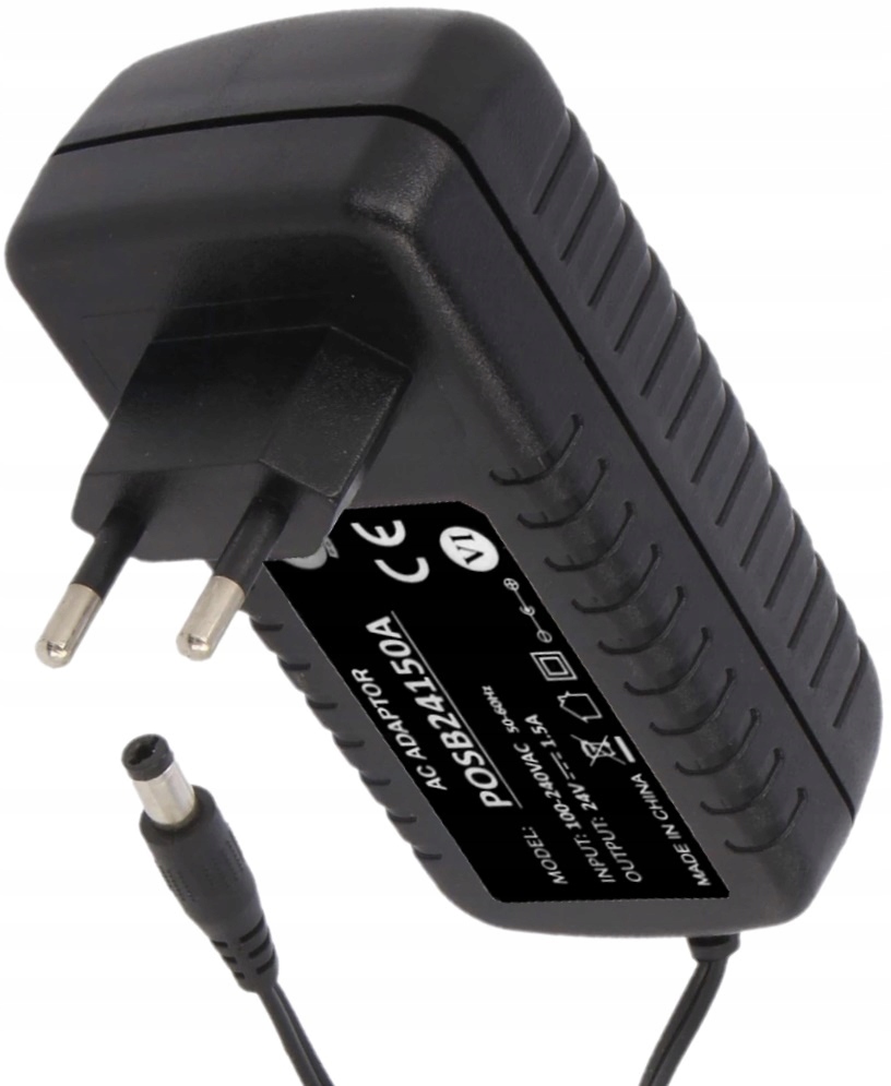 

Zasilacz Wtykowy Premium 24V 36W 1,5A Rtv Cctv Led