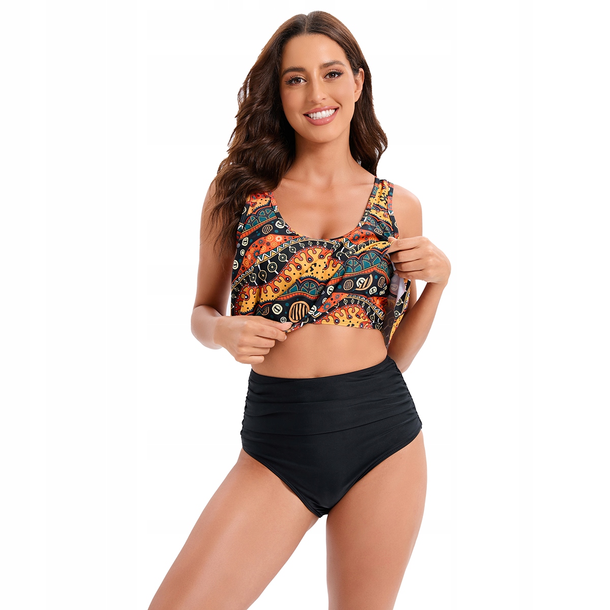 STRÓJ KĄPIELOWY KOSTIUM WYSOKI STAN BOHO XL Marka Papilio