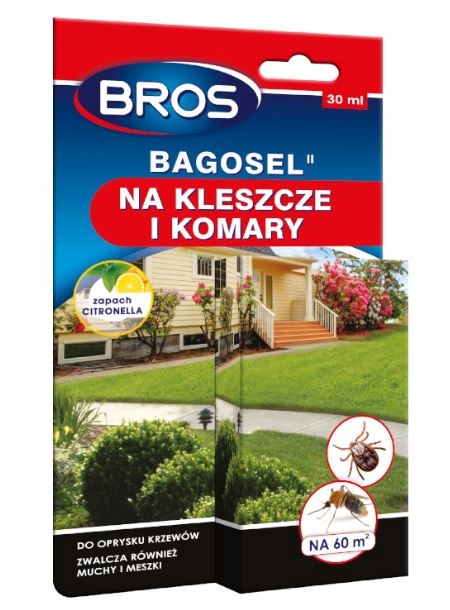

Bros Bagosel Oprysk na komary, kleszcze 30 ml