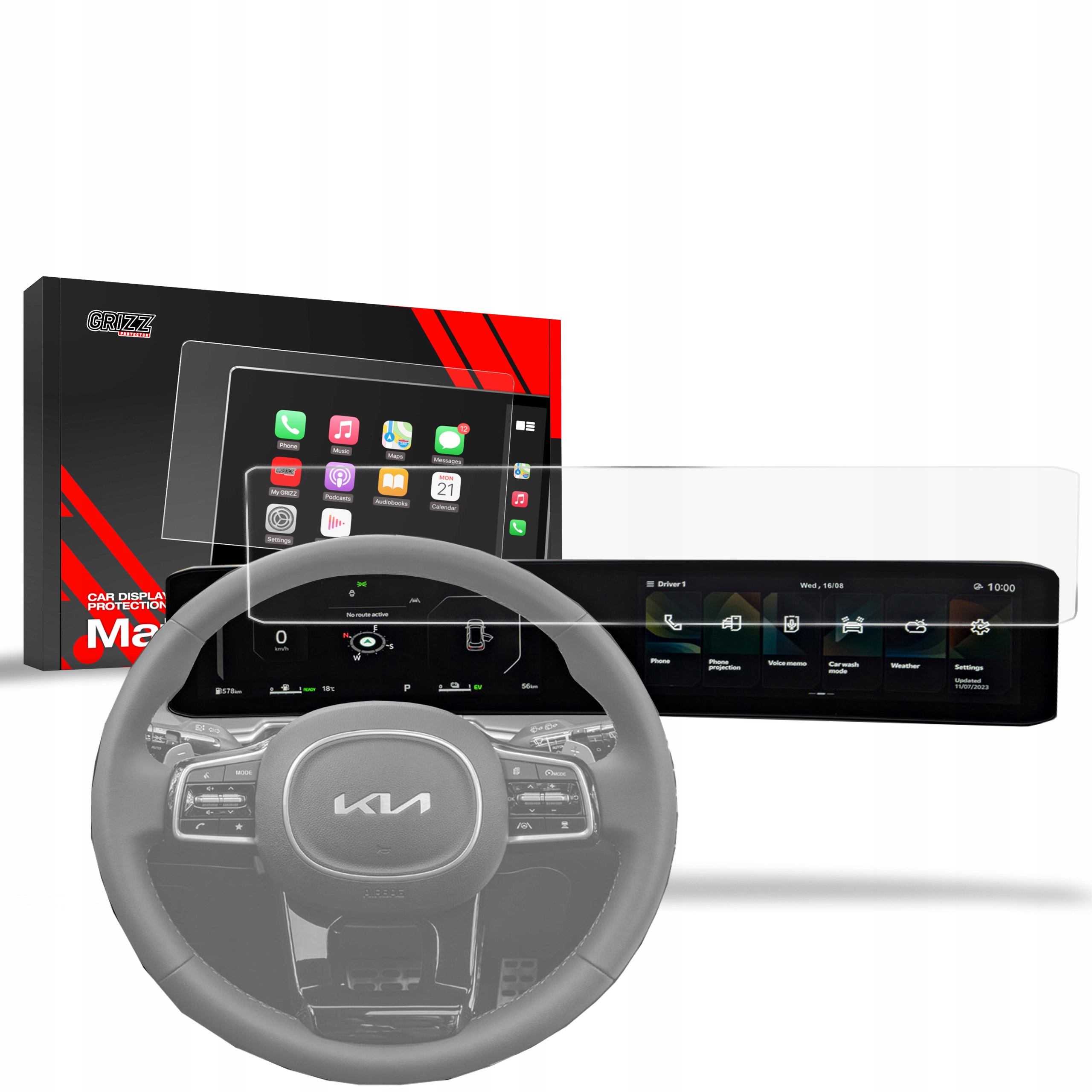 Fólie na displej (matná), Kia Sorento IV, 2023- ,