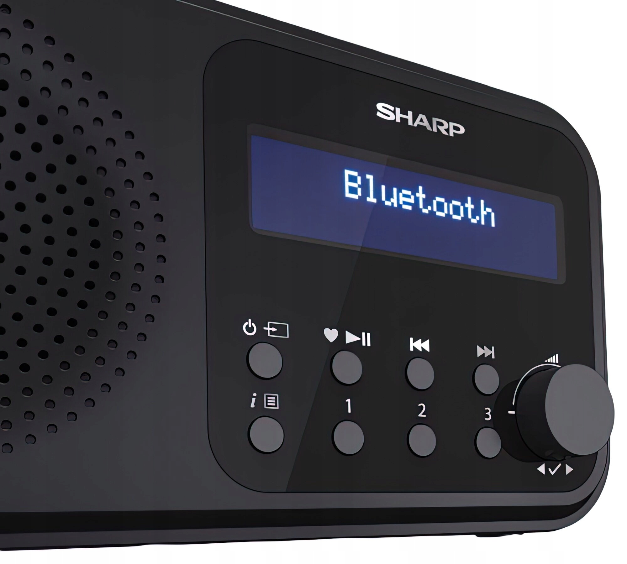 Radio SHARP DR-P420 FM DAB+ Bluetooth Czarny Zasilanie sieciowo-bateryjne