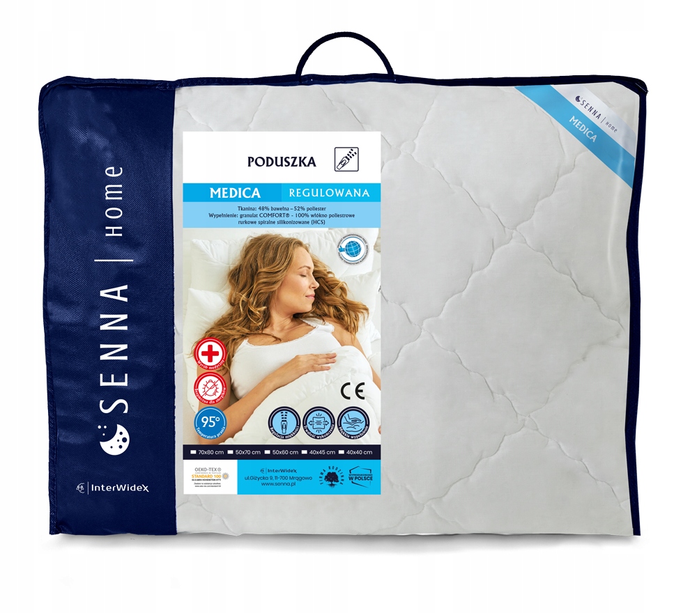 

Poduszka Medica 70x80 Medyczna 95°C Inter-widex
