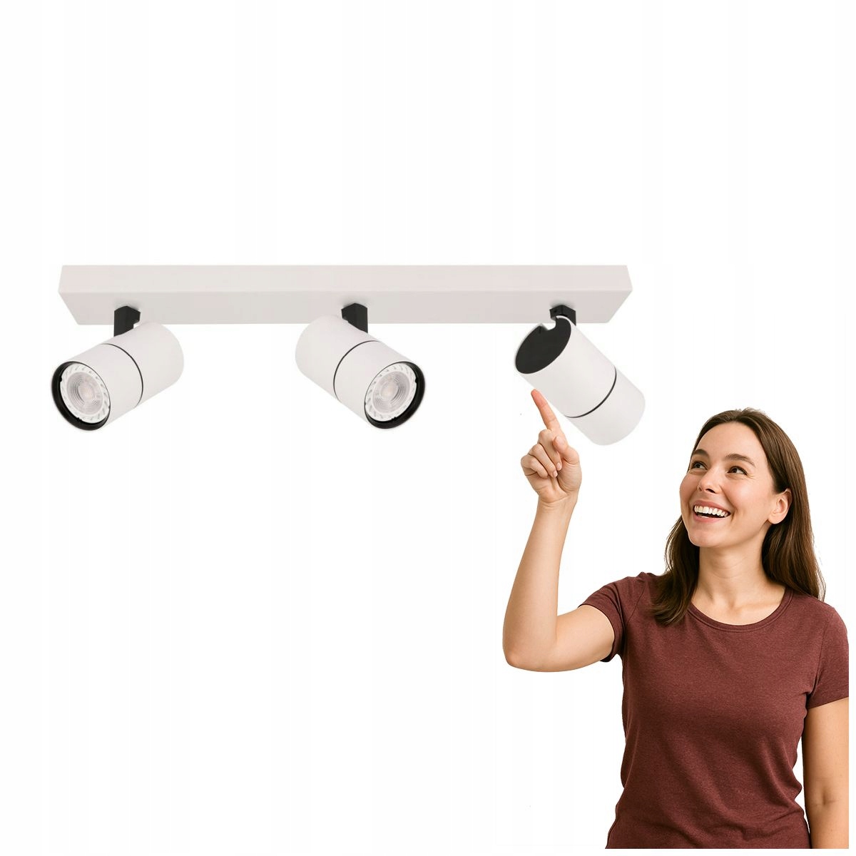 Spotová reflektorová lampa Laconi SPL-2813-3B-WH Italux