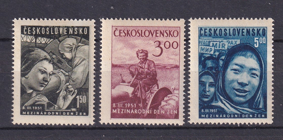 CZECHOSŁOWACJA ** Dzień kobiet Mi 650-52