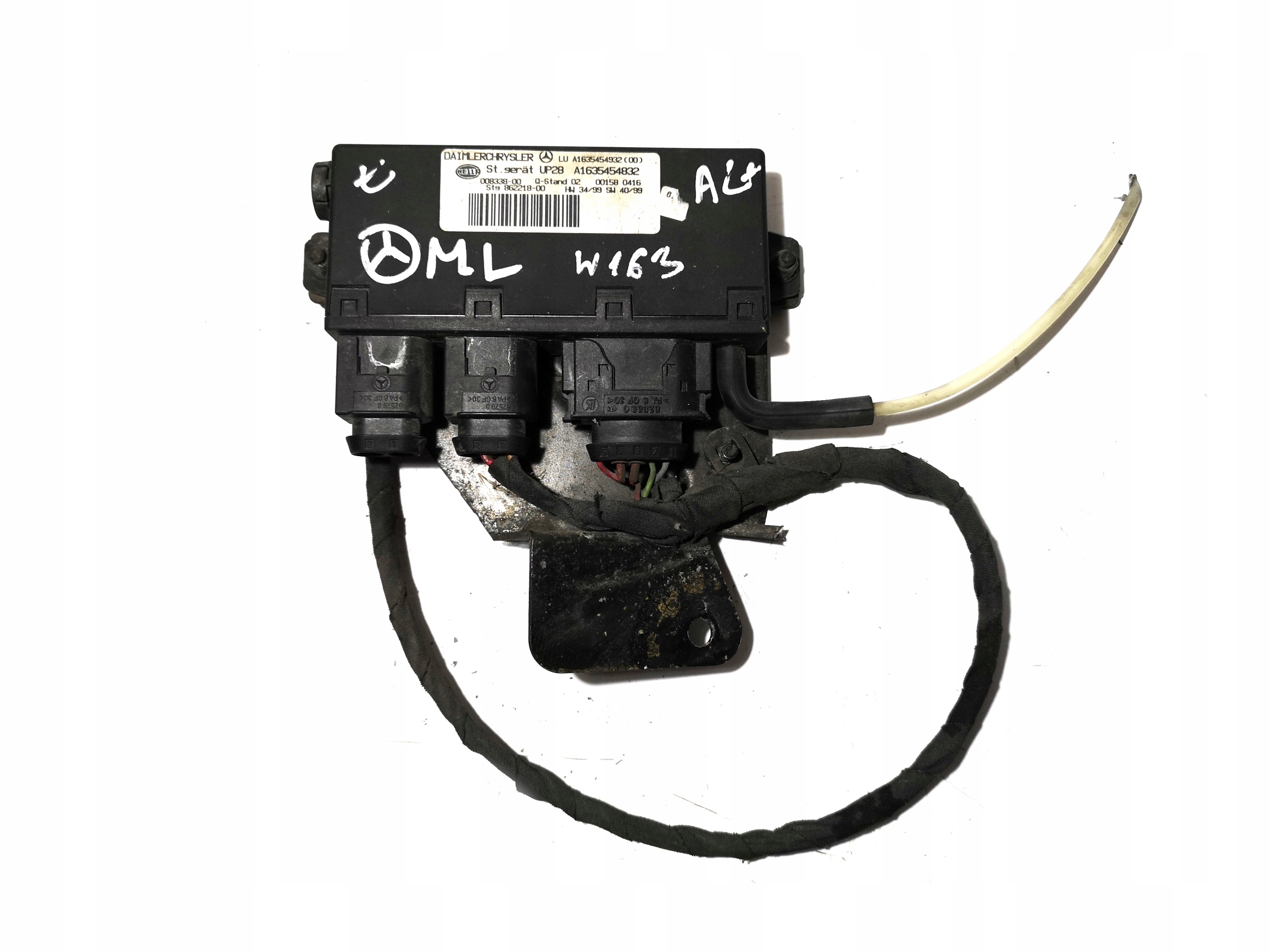 MERCEDES W163 control unit vacual A1635454832