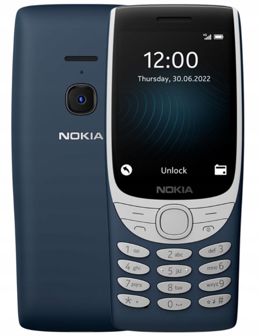 Mobilní telefon Nokia 8210 DS KLASICKÝ PRO SENIORA TMAVĚ MODRÝ