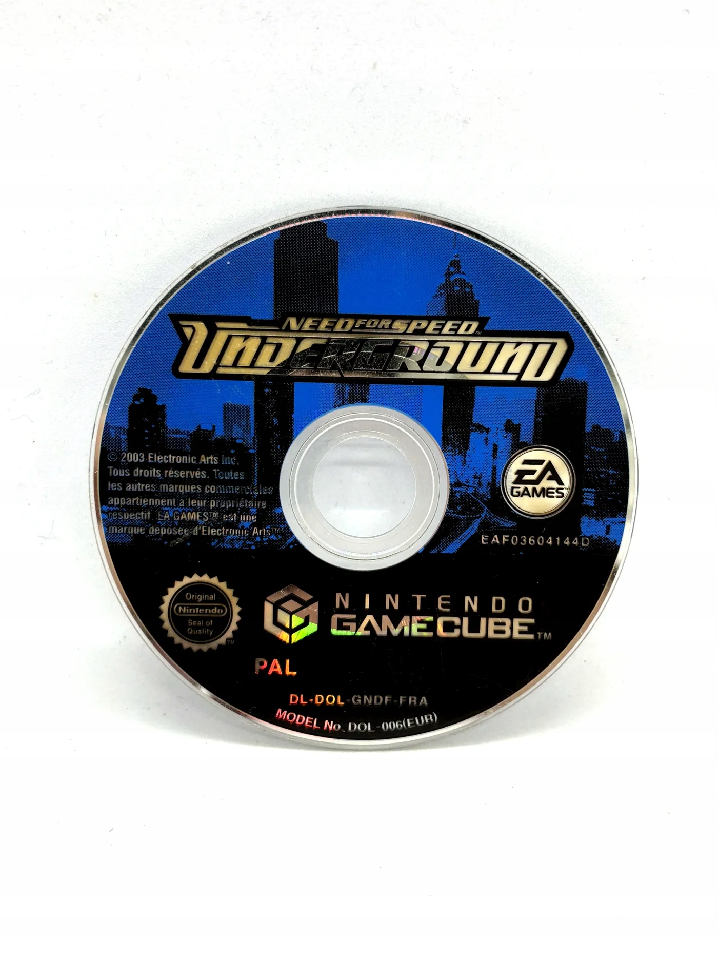 Need for Speed Underground Nintendo Gamecube (sama gra) (FR)