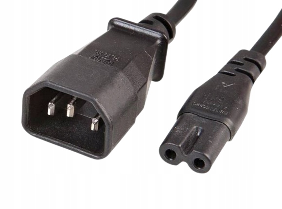 KABEL ZASILAJĄCY PRZEDŁUŻACZ C7 ÓSEMKA NA C14 2m