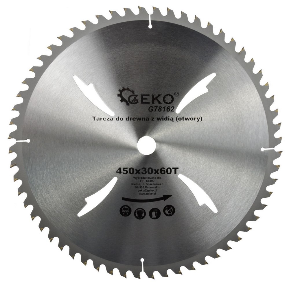 Kotouč Vidiový Na Dřevo Řezná Pila 450 X 30 X 60T
