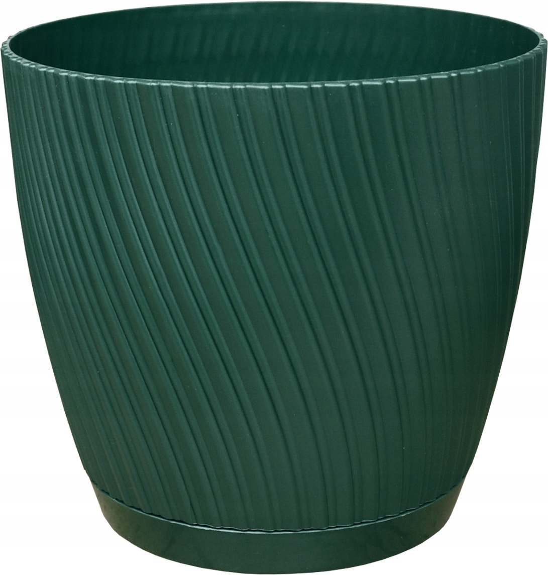 

Doniczka z podstawką Mika śr. 19 cm- Zielona