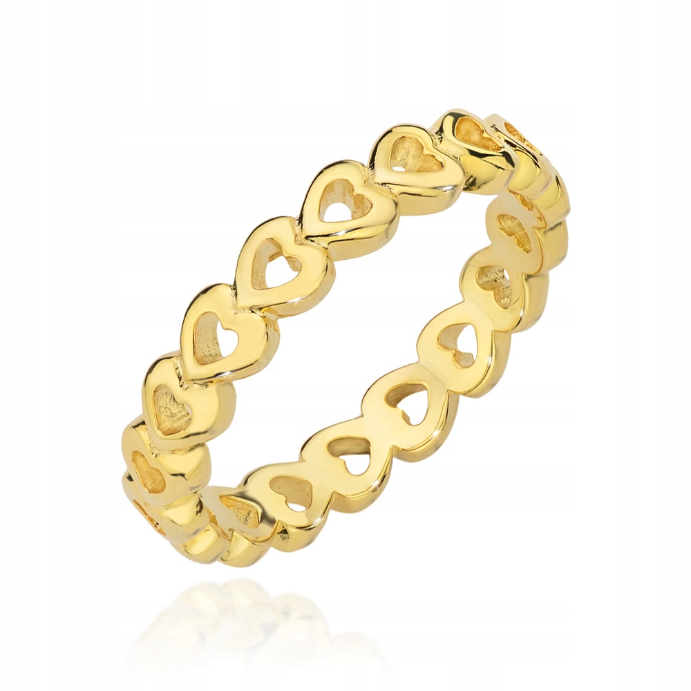 Stříbrný Prstýnek ryzost 925 Srdíčka srdíčky vel. 12