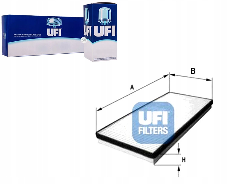 

Filtr Kabinowy Db W168 98- Ufi