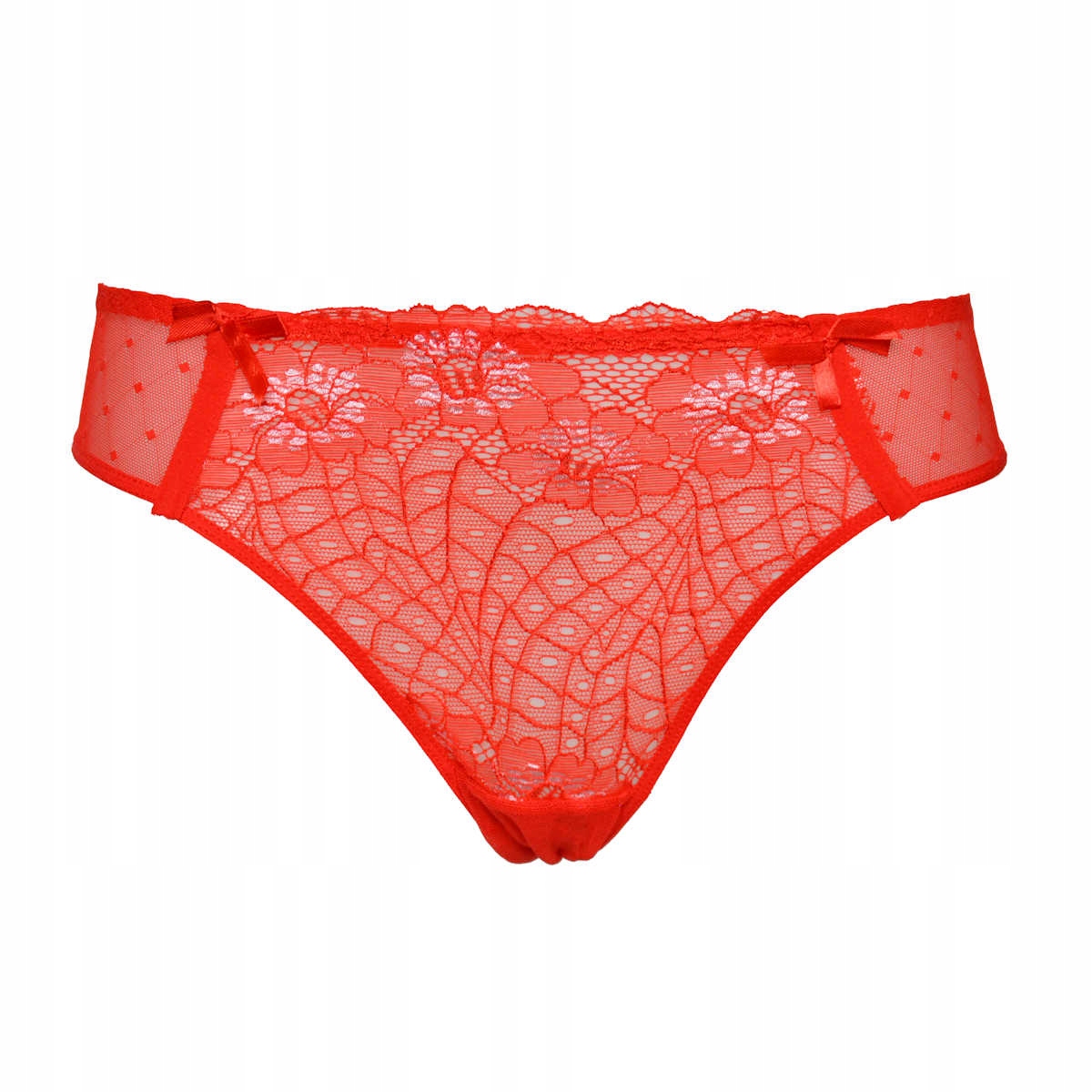 

Kuszące stringi z koronką S/m 20211 czerwony