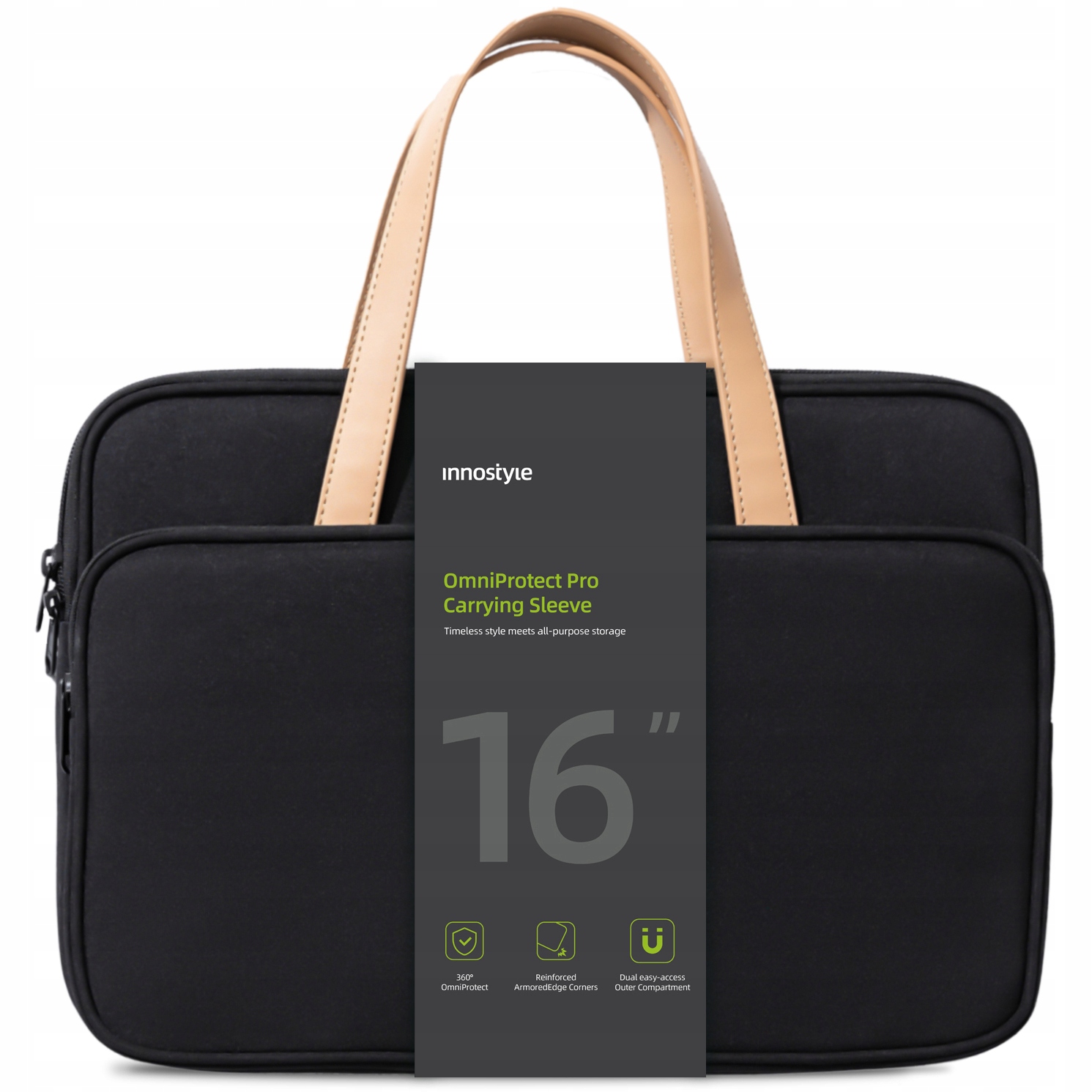 Innostyle Dámská Taška Na Notebook 15,6 16 Voděodolná Omniprotect Černá