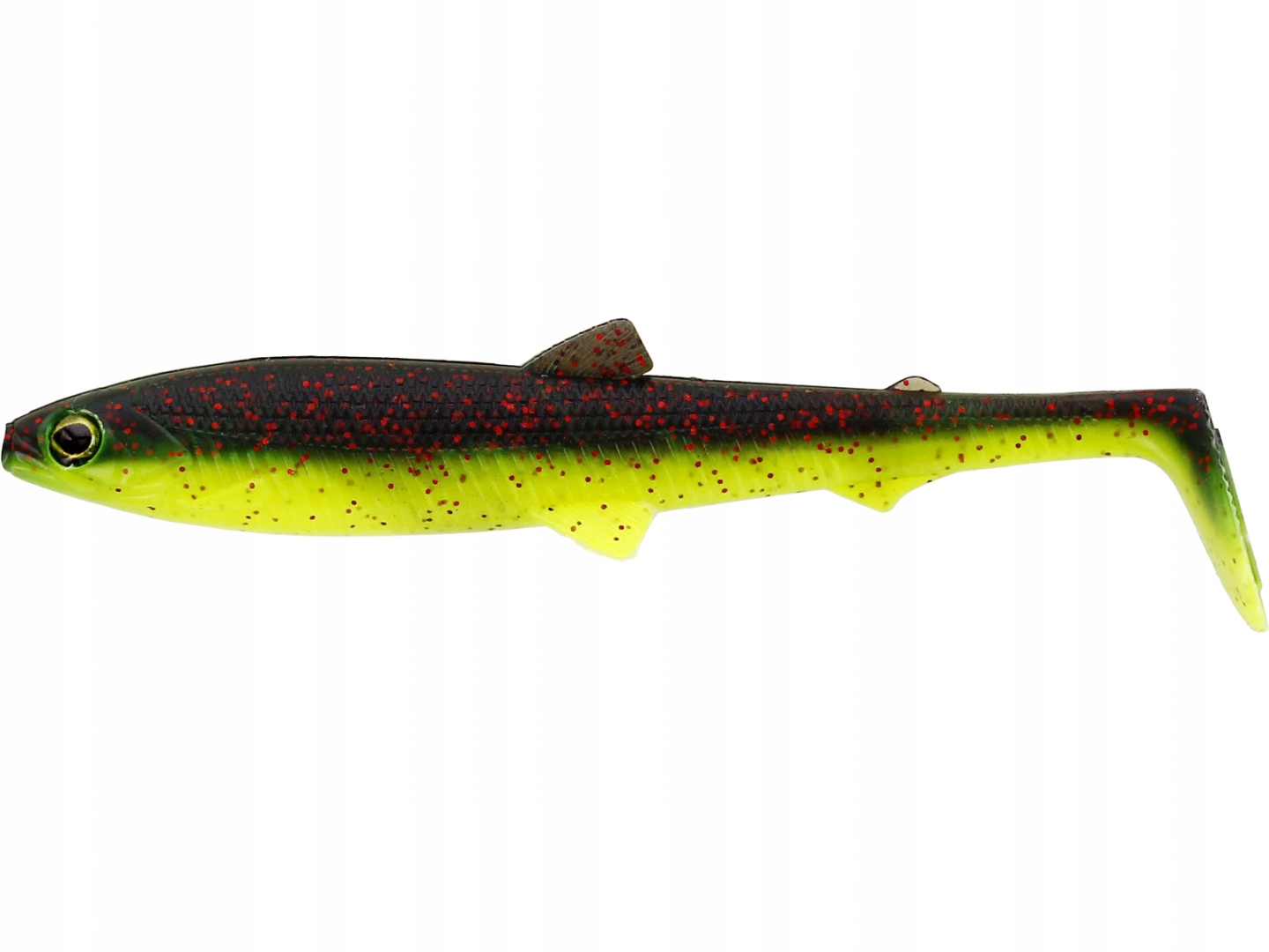 Westin BullTeez Shadtail 9,5cm Black Chartreuse