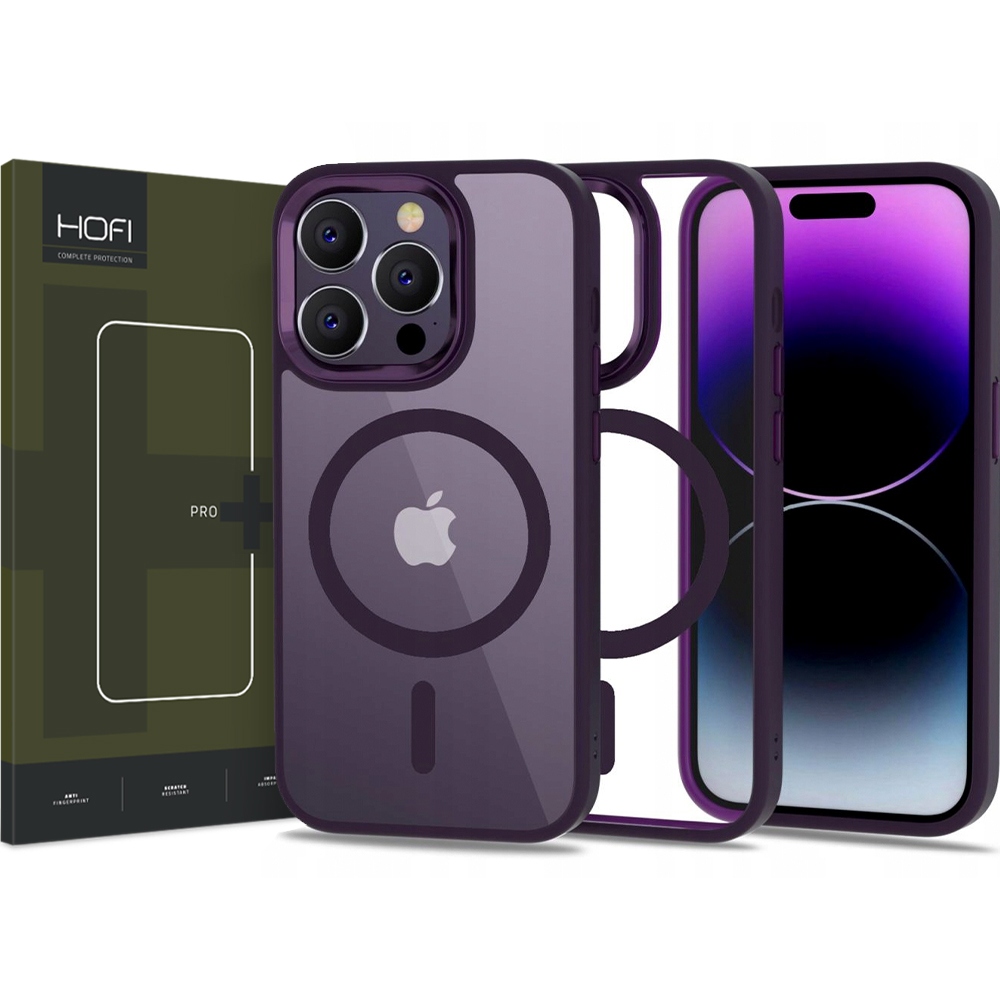 

Etui Case Magsafe Na Iphone 14 Pro Purple Szkło