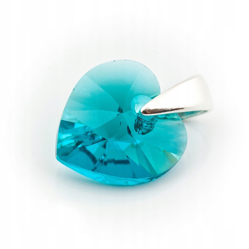 

Wisiorek srebrny 925 z kr. Swarovski Serce 10 Bz