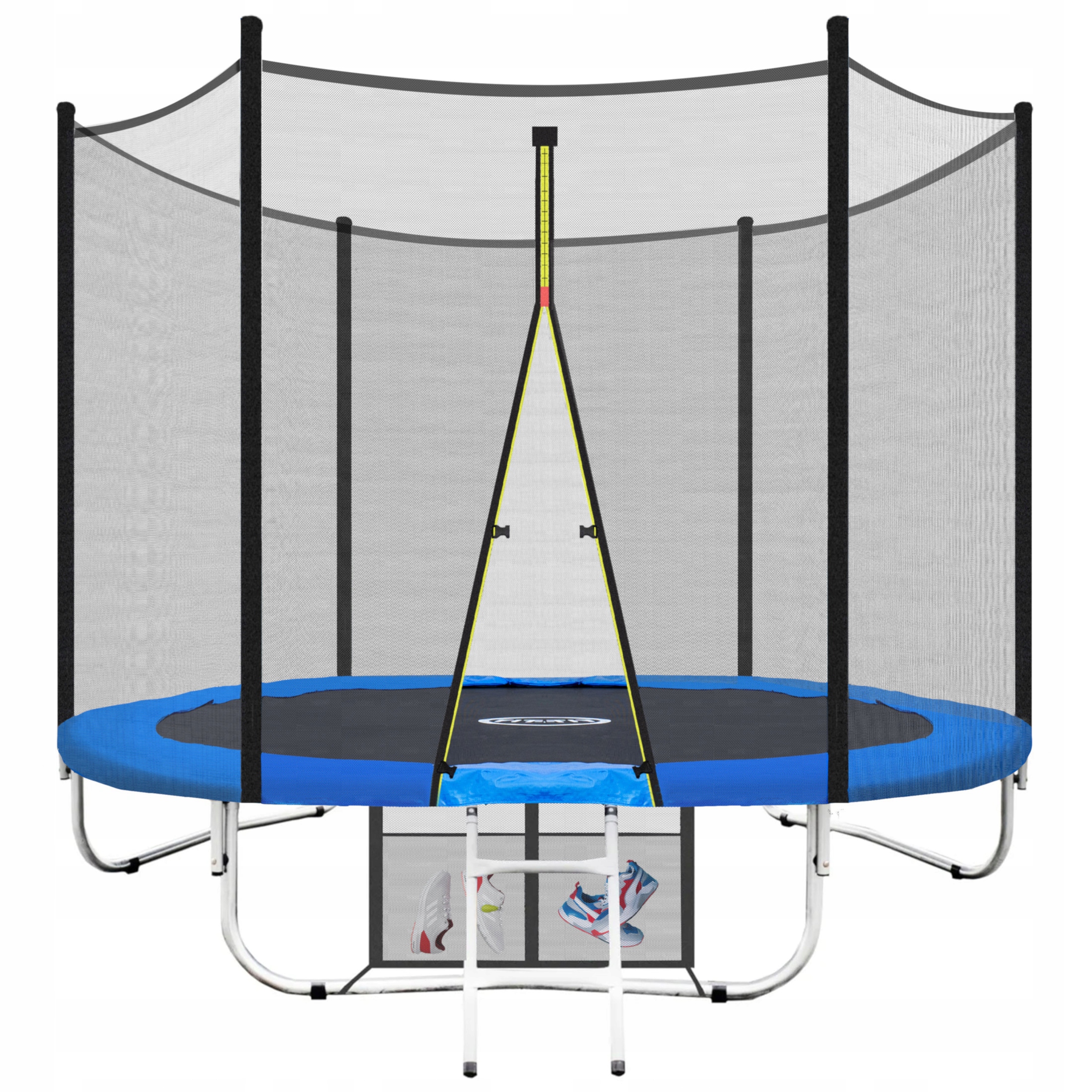 

Trampolina Ogrodowa 252CM Z Siatką+drabinka Fitnet