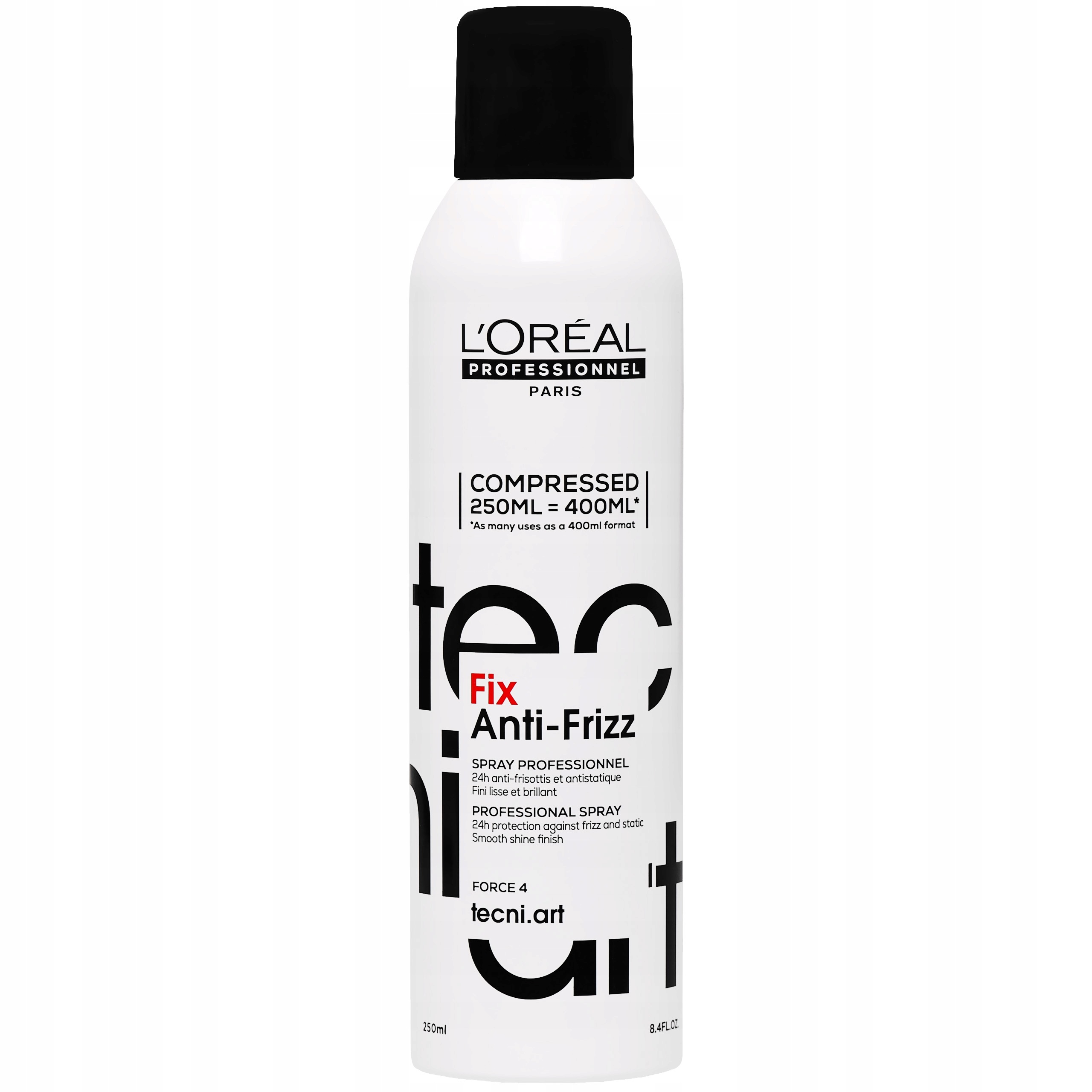 Lak na vlasy L'Oréal Professionnel Fix Anti Frizz velmi silný 250 ml